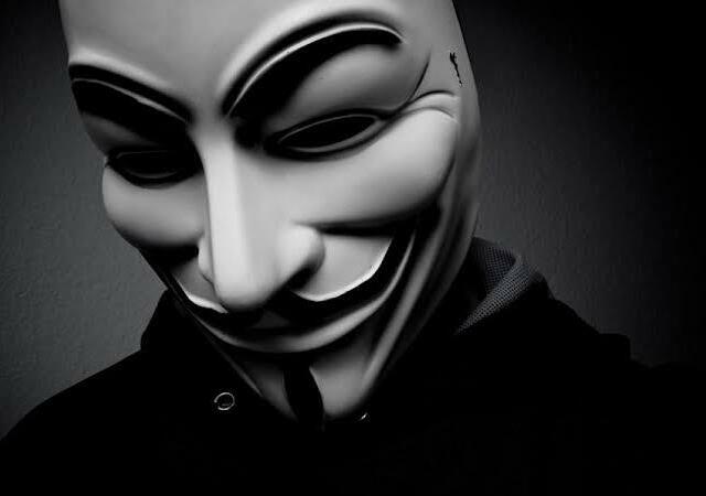 máscara do grupo anonymous