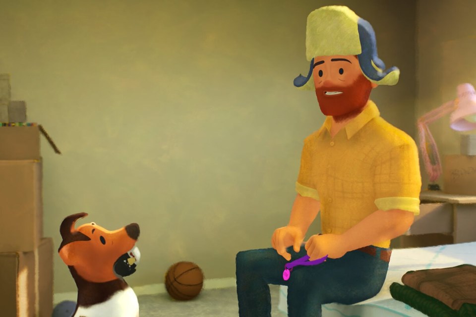 greg e seu cão no curta out