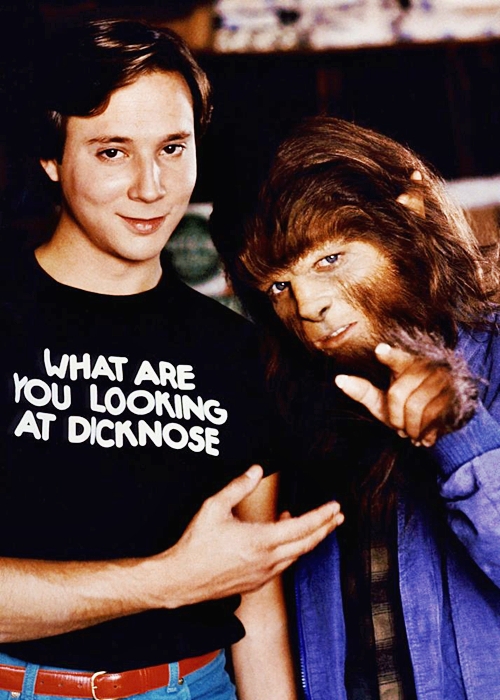 Michael J. Fox e Jerry Levine em Teen Wolf (1985)