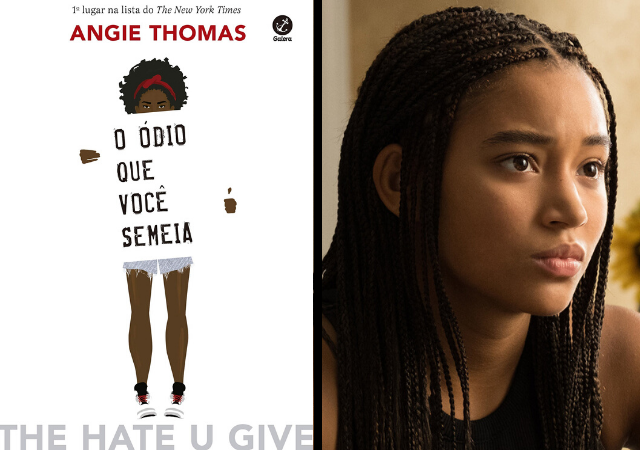 o odio que você semeia livro x filme