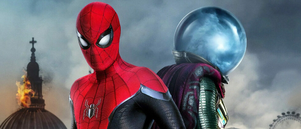 homem aranha e mysterio em homem aranha longe de casa