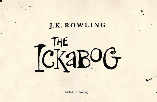the ickabog e jk rowling escritos em preto