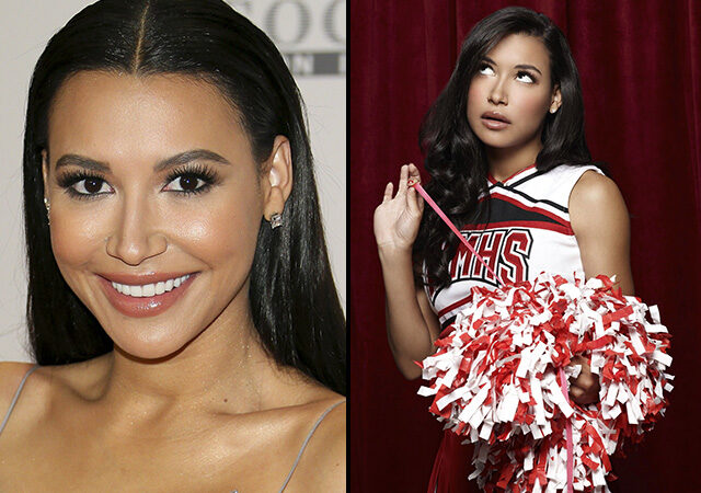 montagem de Naya Rivera e Santana Lopez