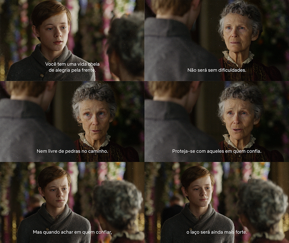 cena com tia josephine e cole em anne with an e