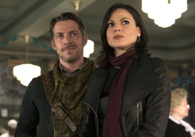 Lana Parrilla e Sean Maguire em Once Upon a Time