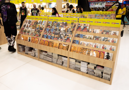 Estande Panini na CCXP22